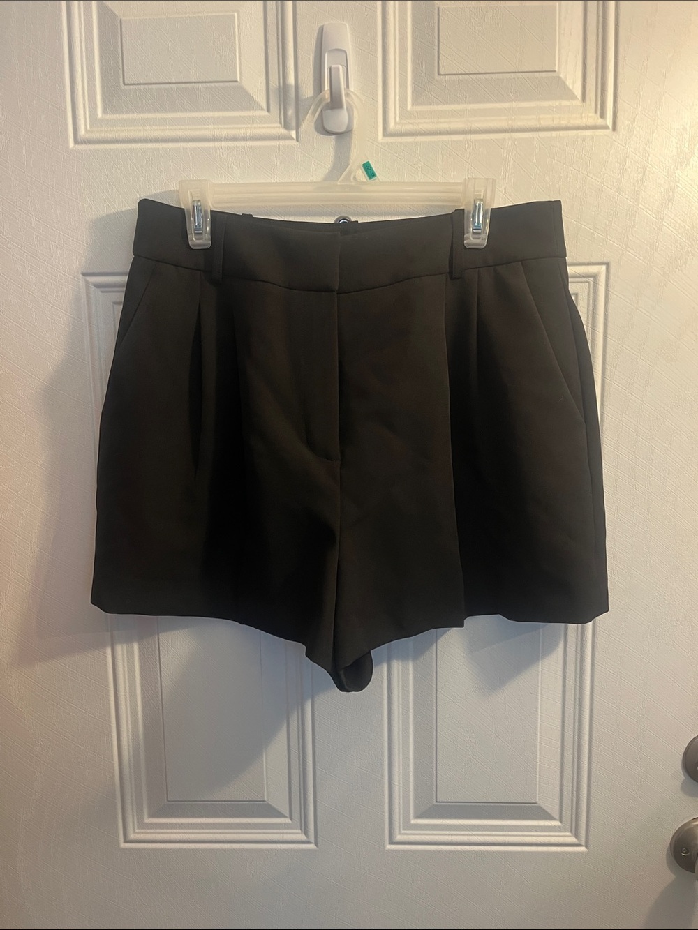 Gianni Bini Classic High-Waist Black Women's Dress Shorts Size 12